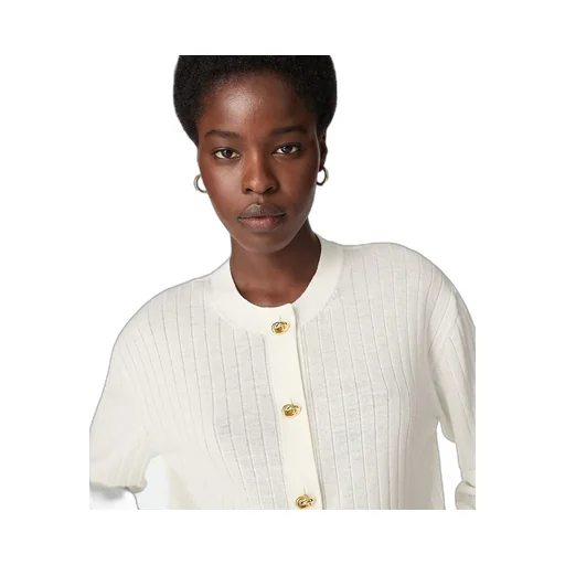 Wool Rib Cardigan