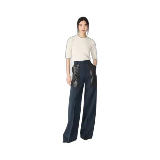 Wool And Cotton Pants