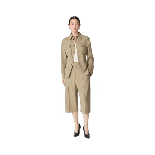 Viscose Silk Shirt Jacket