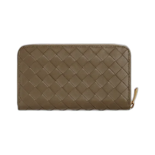 Intrecciato Zip Around Wallet