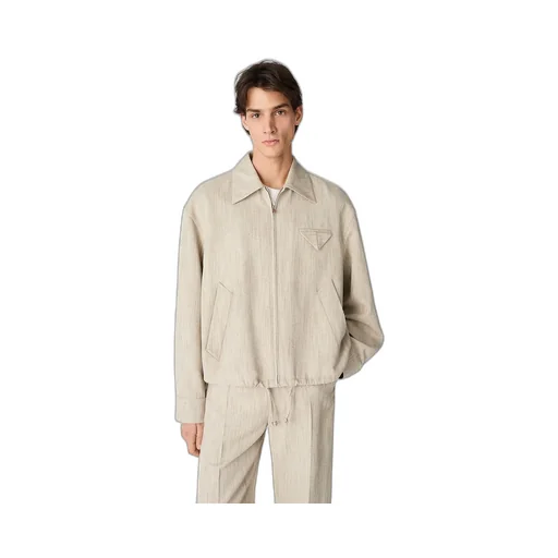 Viscose And Silk Kimono Blouson