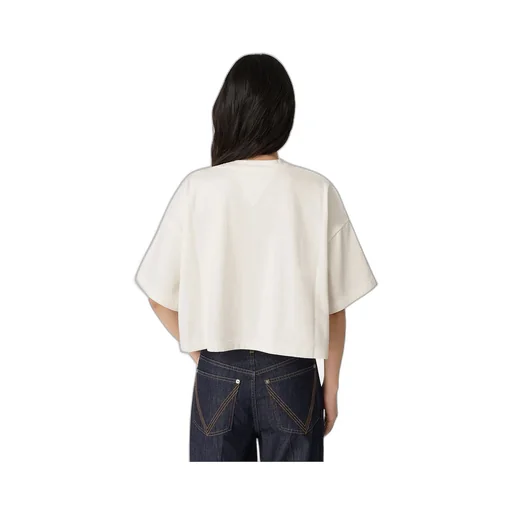Cotton Jersey Cropped T-Shirt