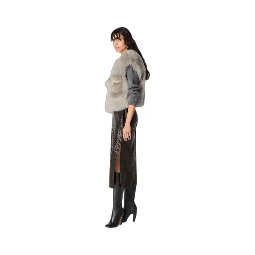 Toscana Shearling Cropped Gilet