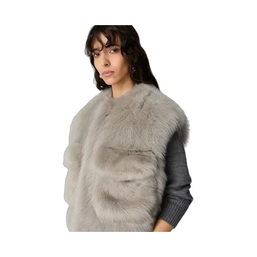 Toscana Shearling Cropped Gilet