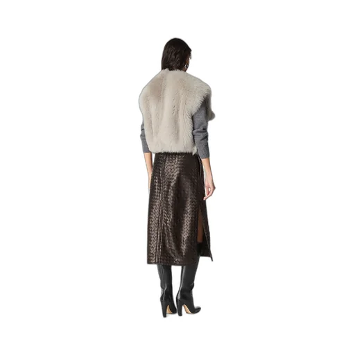 Toscana Shearling Cropped Gilet