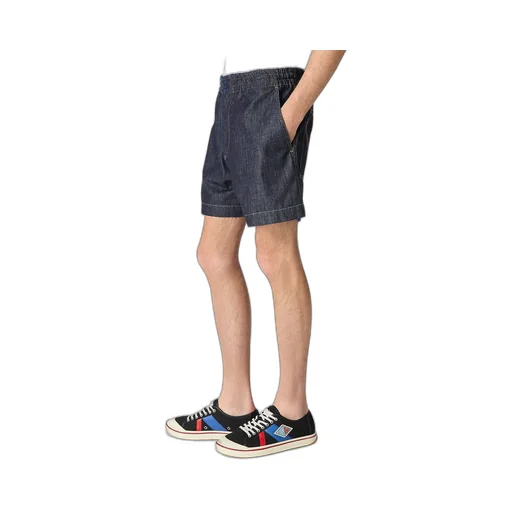 Rinsed Indigo Denim Shorts