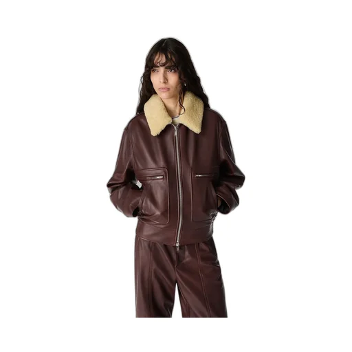Padded Leather Blouson