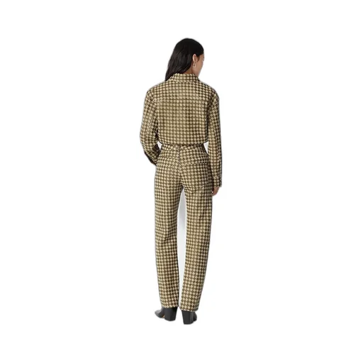 Intrecciato Leather And Suede Pants