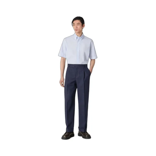 Melange Wool Drill Pants