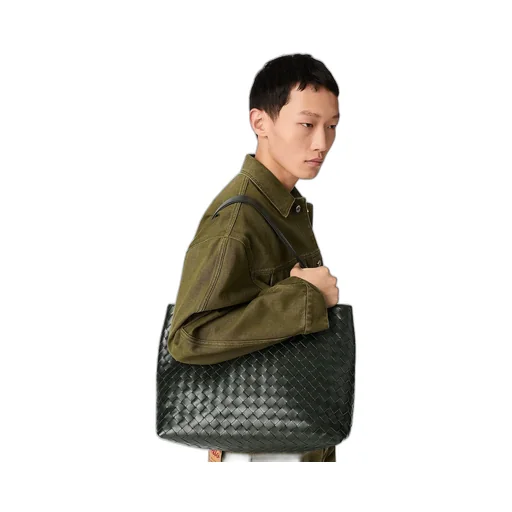 Small Intrecciato Zipped Tote