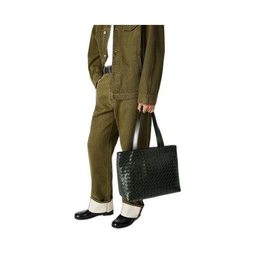 Small Intrecciato Zipped Tote