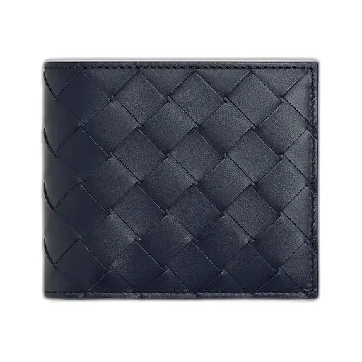 Intrecciato Bi-Fold Wallet With Coin Purse