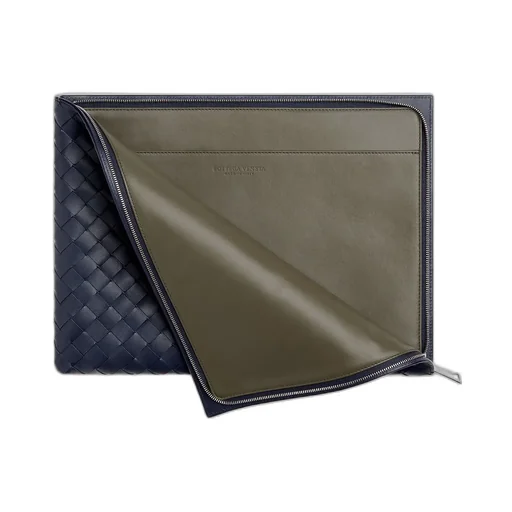 Intrecciato Flat Pouch