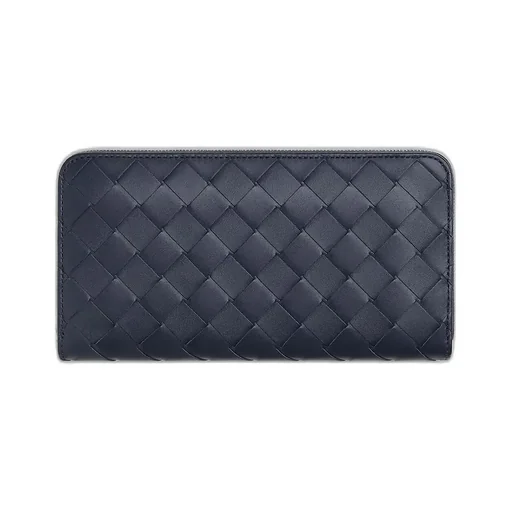 Intrecciato Zip Around Wallet