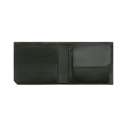 Intrecciato Piccolo Bi-Fold Wallet With Coin Purse