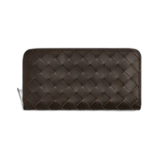 Intrecciato Zip Around Wallet