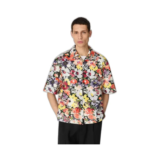 Printed Leather Shirt