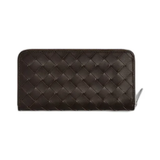 Intrecciato Zip Around Wallet