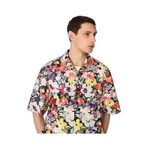 Printed Leather Shirt