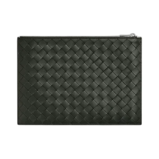 Intrecciato Diagonal Flat Pouch