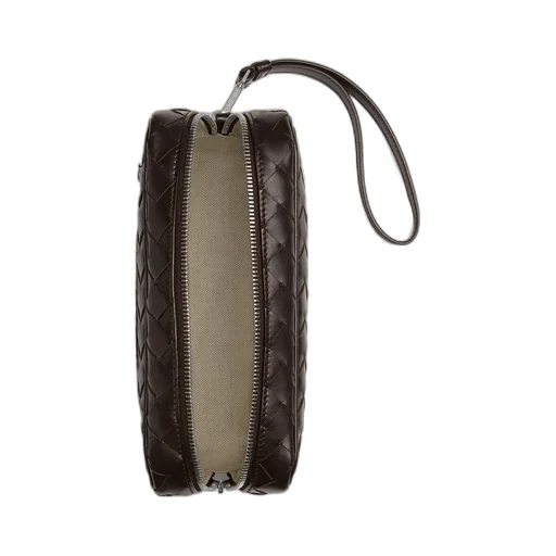 Intrecciato Small Pouch With Wristlet