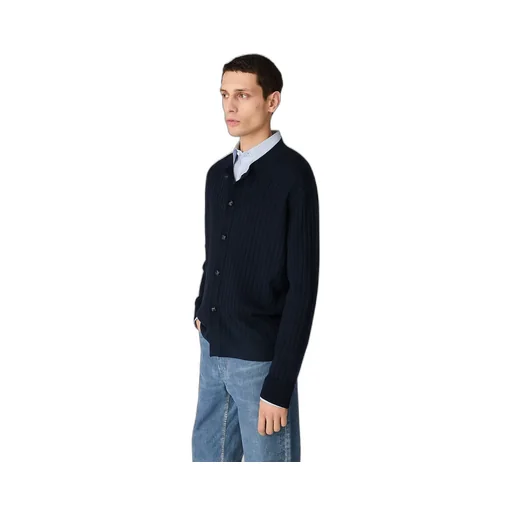 Wool Rib Cardigan