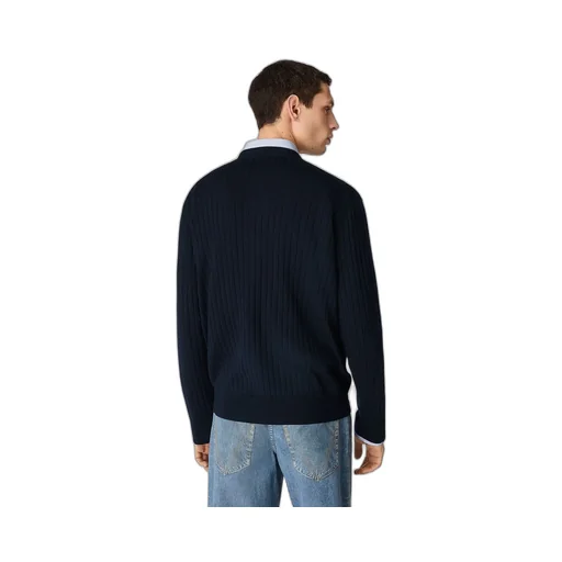 Wool Rib Cardigan