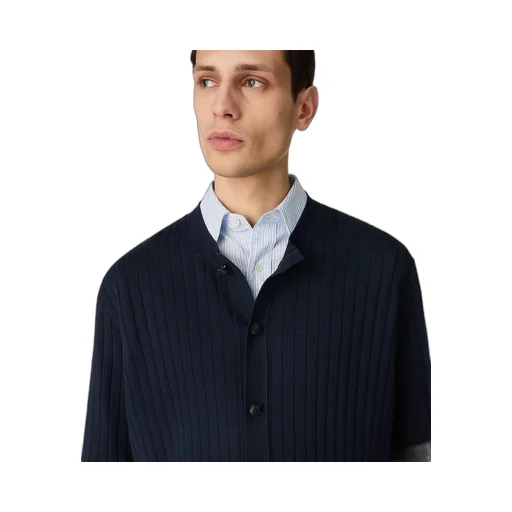 Wool Rib Cardigan