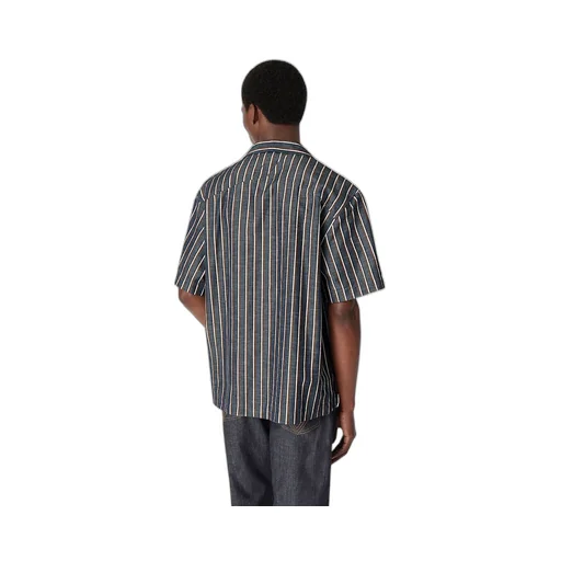 Stripe Cotton And Linen Shirt