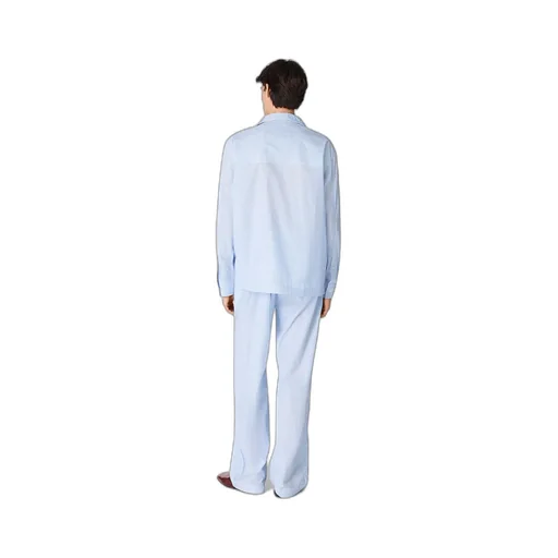 Stripe Cotton Poplin Pajama Set