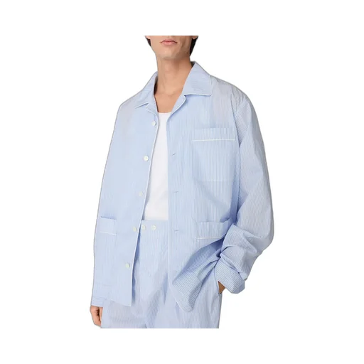 Stripe Cotton Poplin Pajama Set
