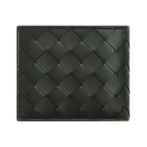 Intrecciato Diagonal Bi-Fold Wallet With Coin Purse
