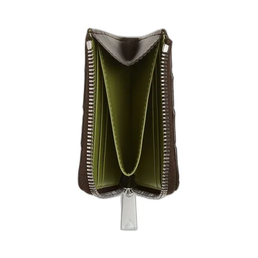 Intrecciato Square Zip Around Wallet