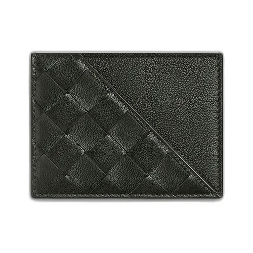 Intrecciato Diagonal Credit Card Case