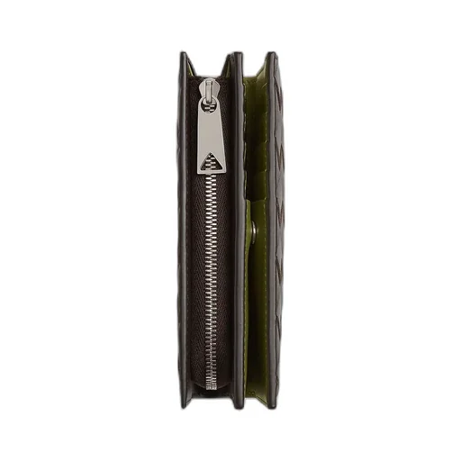 Intrecciato Medium Bi-Fold With L-Zip