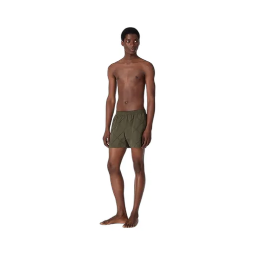 Nylon Intrecciato Pattern Swim Shorts