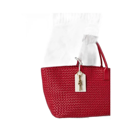 Intrecciato Tag Holder On Strap