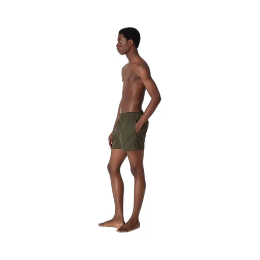 Nylon Intrecciato Pattern Swim Shorts