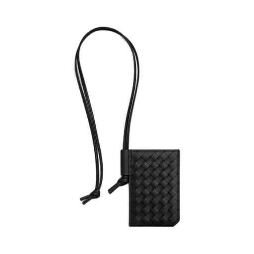 Intrecciato Piccolo Badge Holder