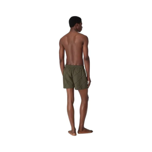 Nylon Intrecciato Pattern Swim Shorts