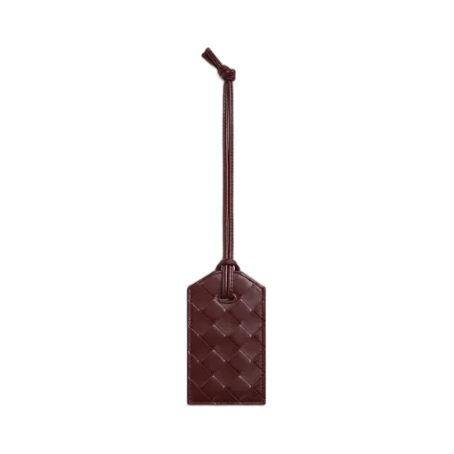 Intrecciato Tag Holder On Strap