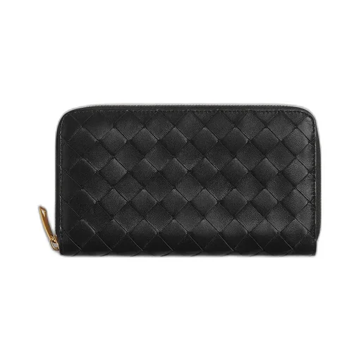Intrecciato Zip Around Wallet