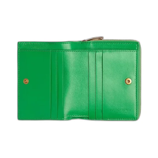 Cassette Compact Zip Around Wallet