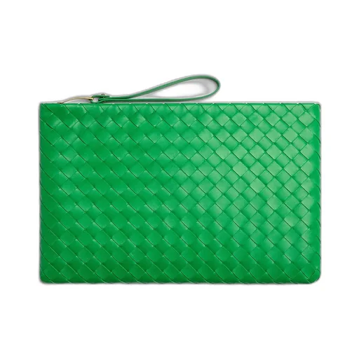 Intrecciato Large Flat Pouch