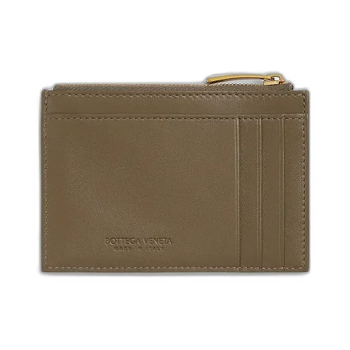 Intrecciato Zipped Card Case