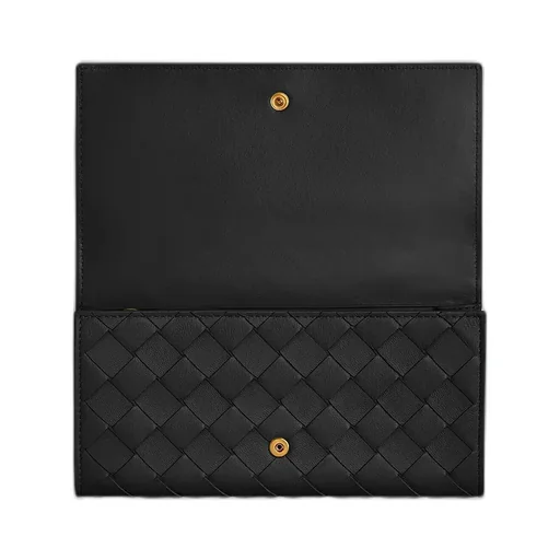 Intrecciato Large Flap Wallet