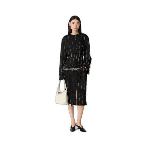Viscose Top With Matches