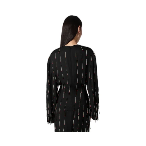 Viscose Top With Matches