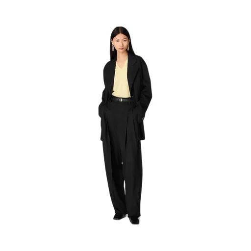 Viscose And Silk Twill Jacket