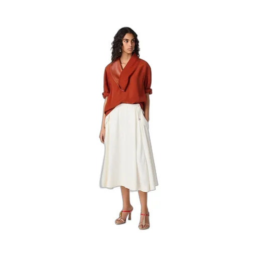 Viscose Pleated Skirt